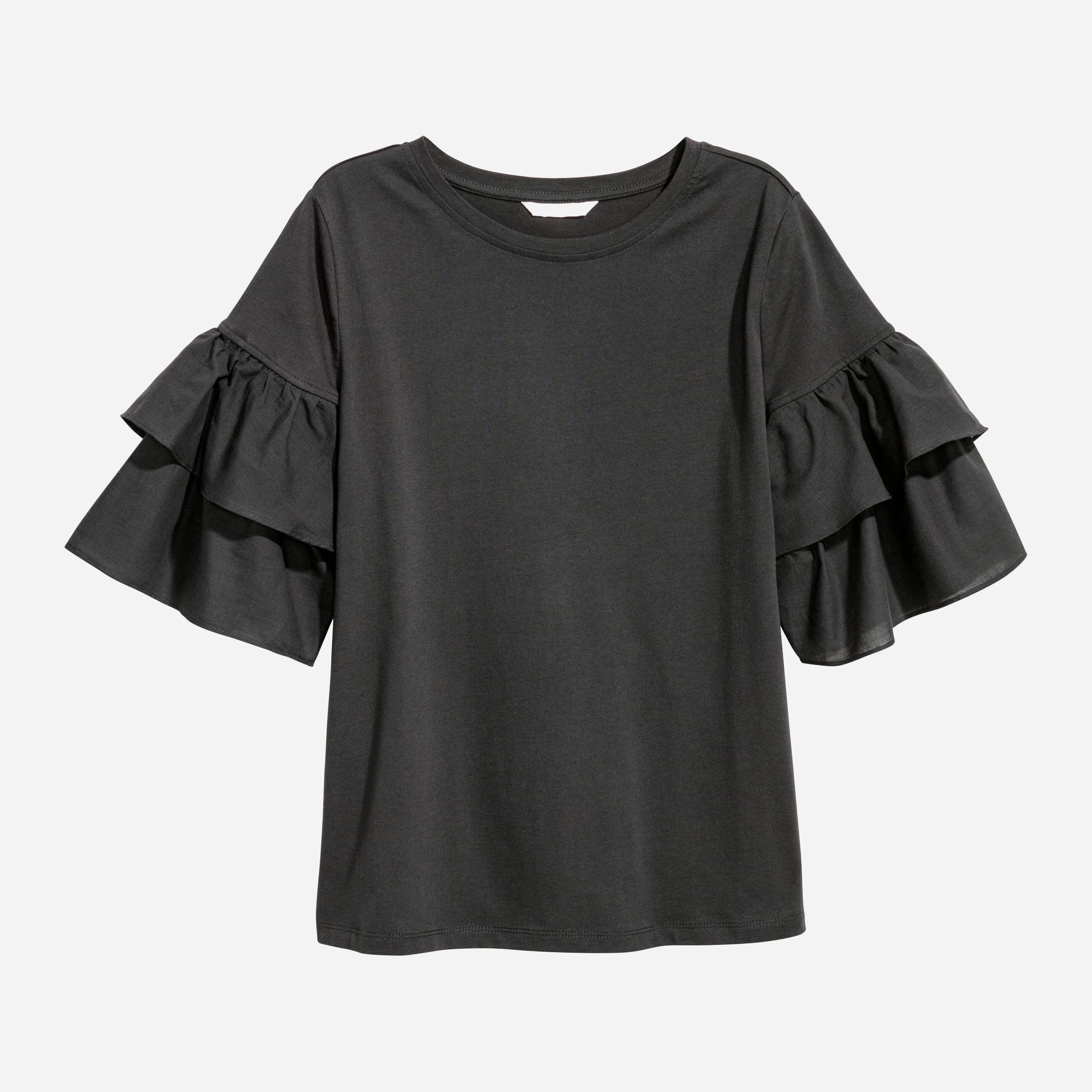 

Топ H&M 6077717-AAAD XS Черный