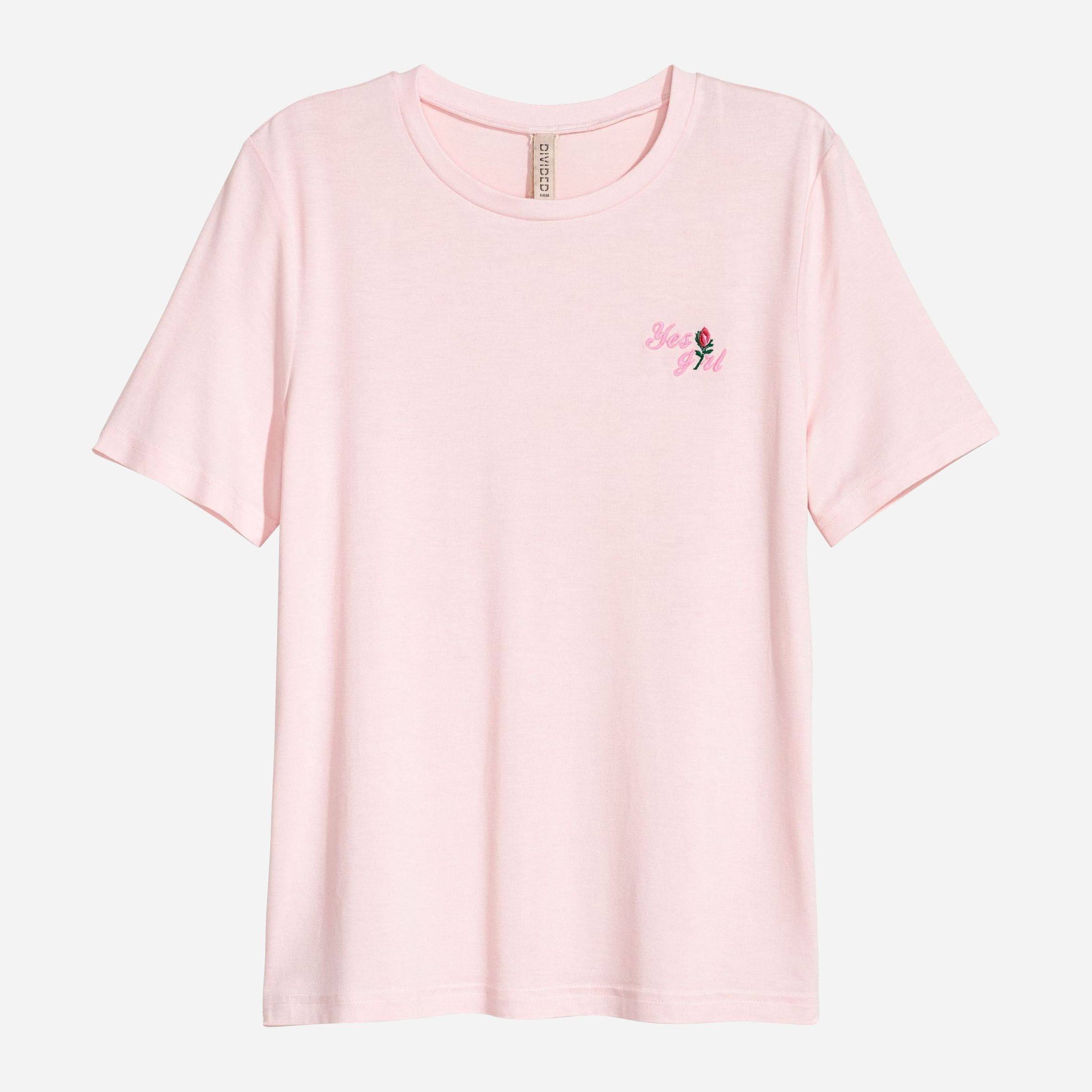 

Футболка H&M 5798417-ACWV M Светло-розовая