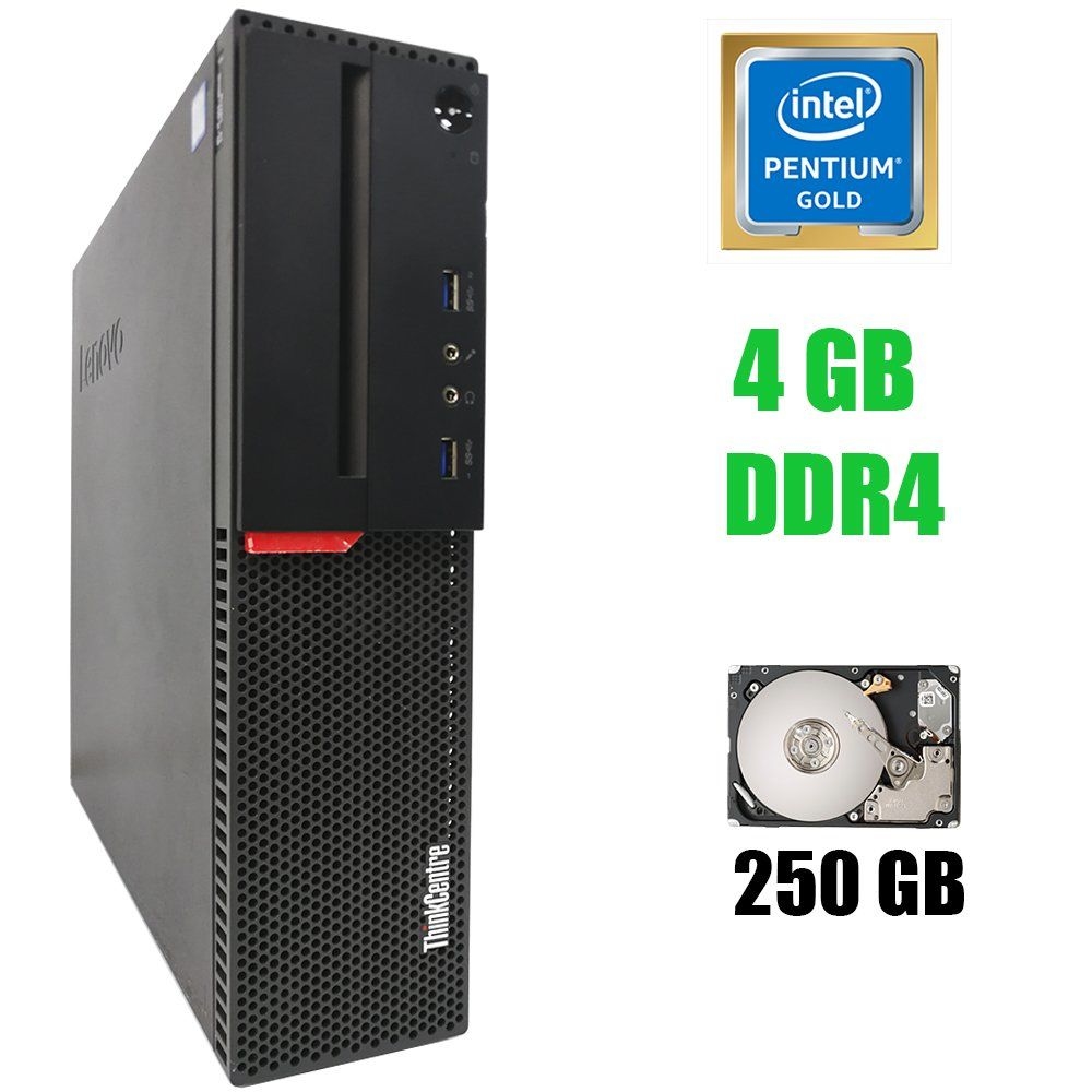 

Б/у Lenovo M700 SFF / Intel Pentium G4400 (2 ядра по 3.30 GHz) / 4 GB DDR4 / 250 GB HDD / Лицензия Win 10 Pro, 250 HDD