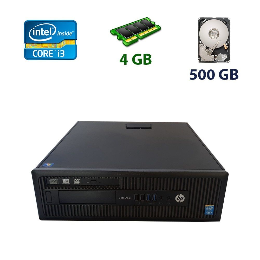

Б/у HP ProDesk 600 G1 SFF / Intel Core i3-4130 (2 (4) ядра по 3.4 GHz) / 4 GB DDR3 / 500 GB HDD / DVD-RW