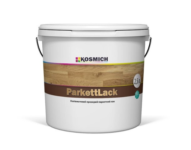 

Полуматовый прозрачный паркетный лак KOSMICH ParkettLack (2,5 л)