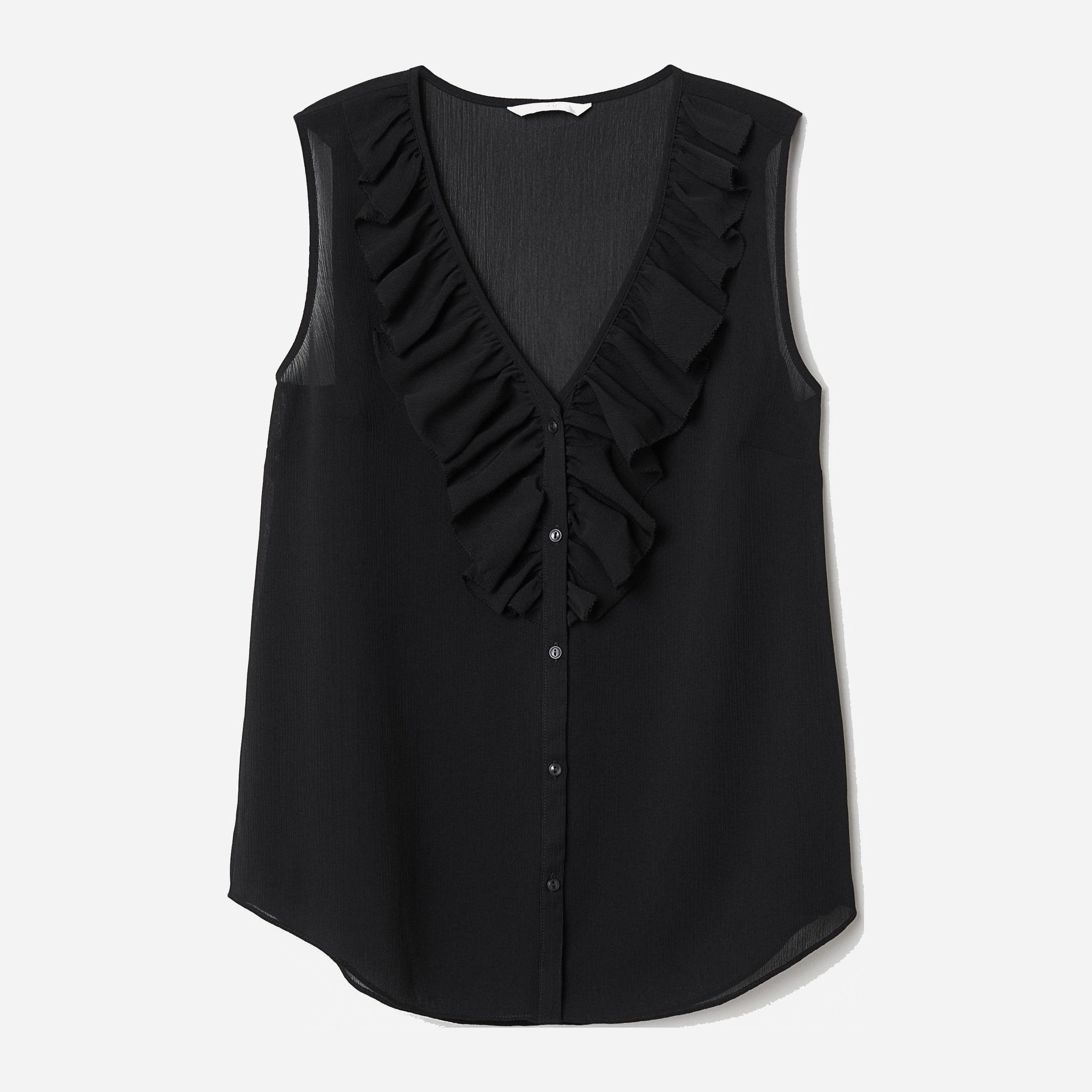 

Блузка H&M 6523678-AAAD 34 Черная