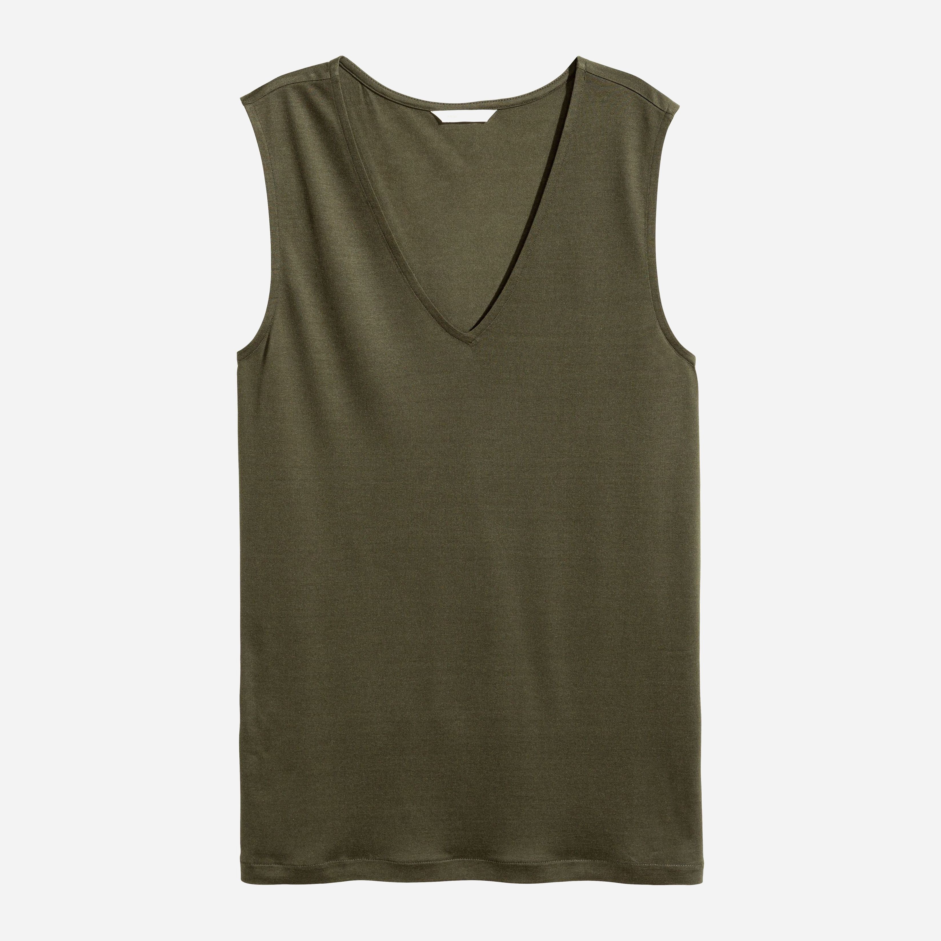 

Топ H&M 4940515-ABTE S Болотный
