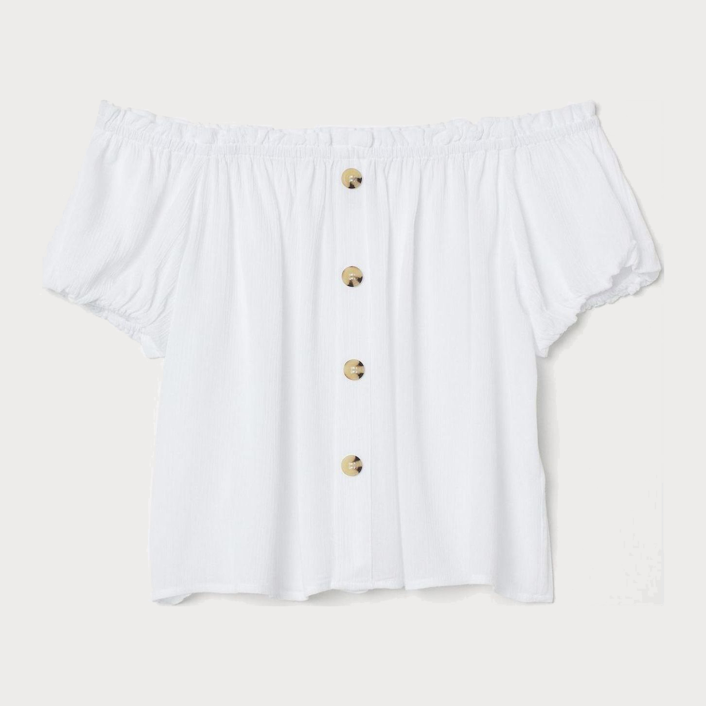 

Топ H&M 7233679-ACTS 42 Белый