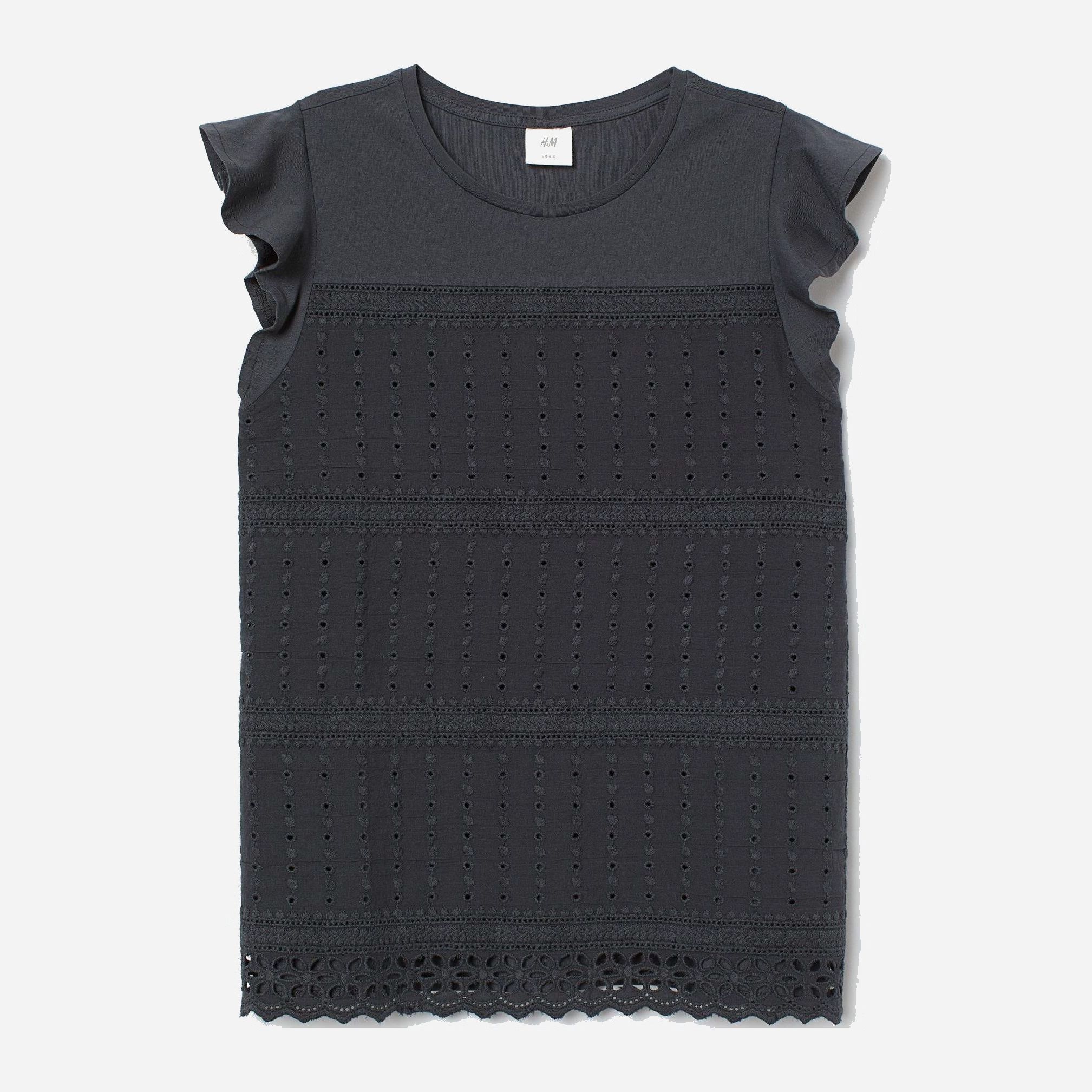 

Футболка H&M 6876009-ACXW M Темно-серая