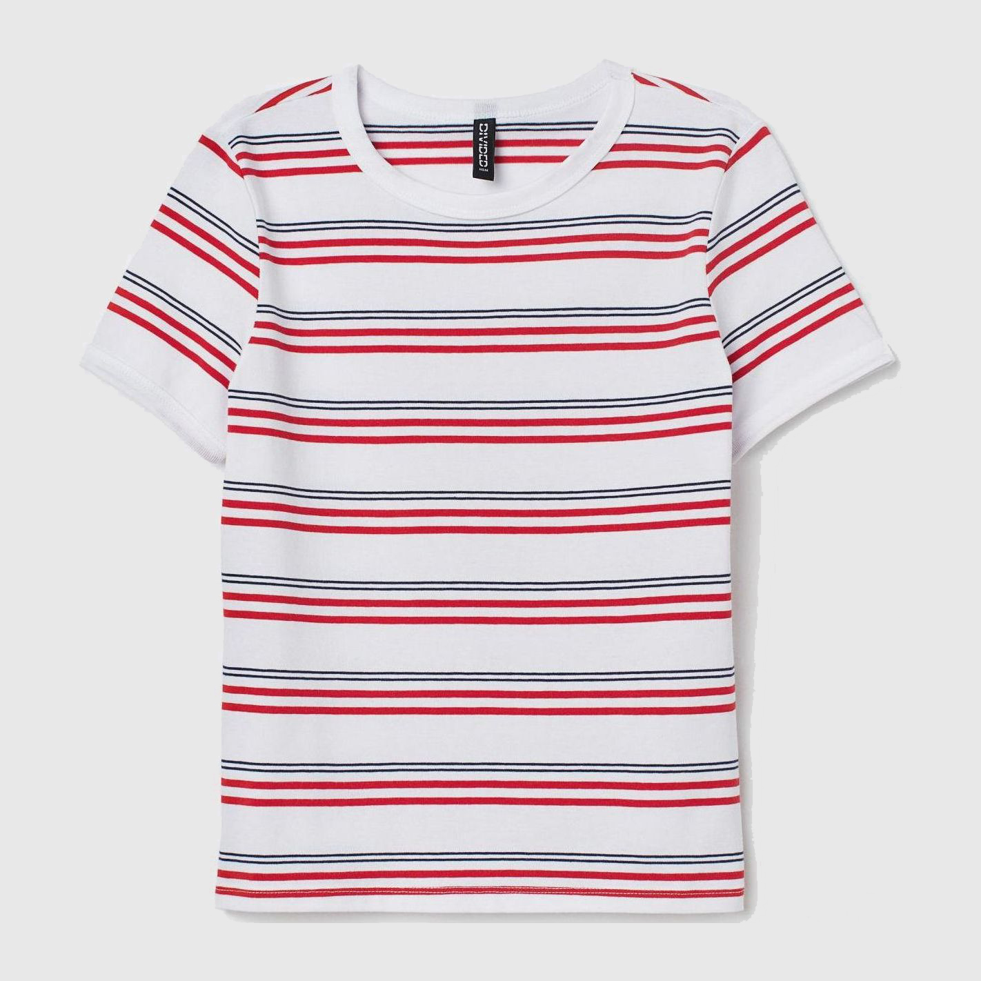

Футболка H&M 7284449-ABBO S Белая с разноцветным