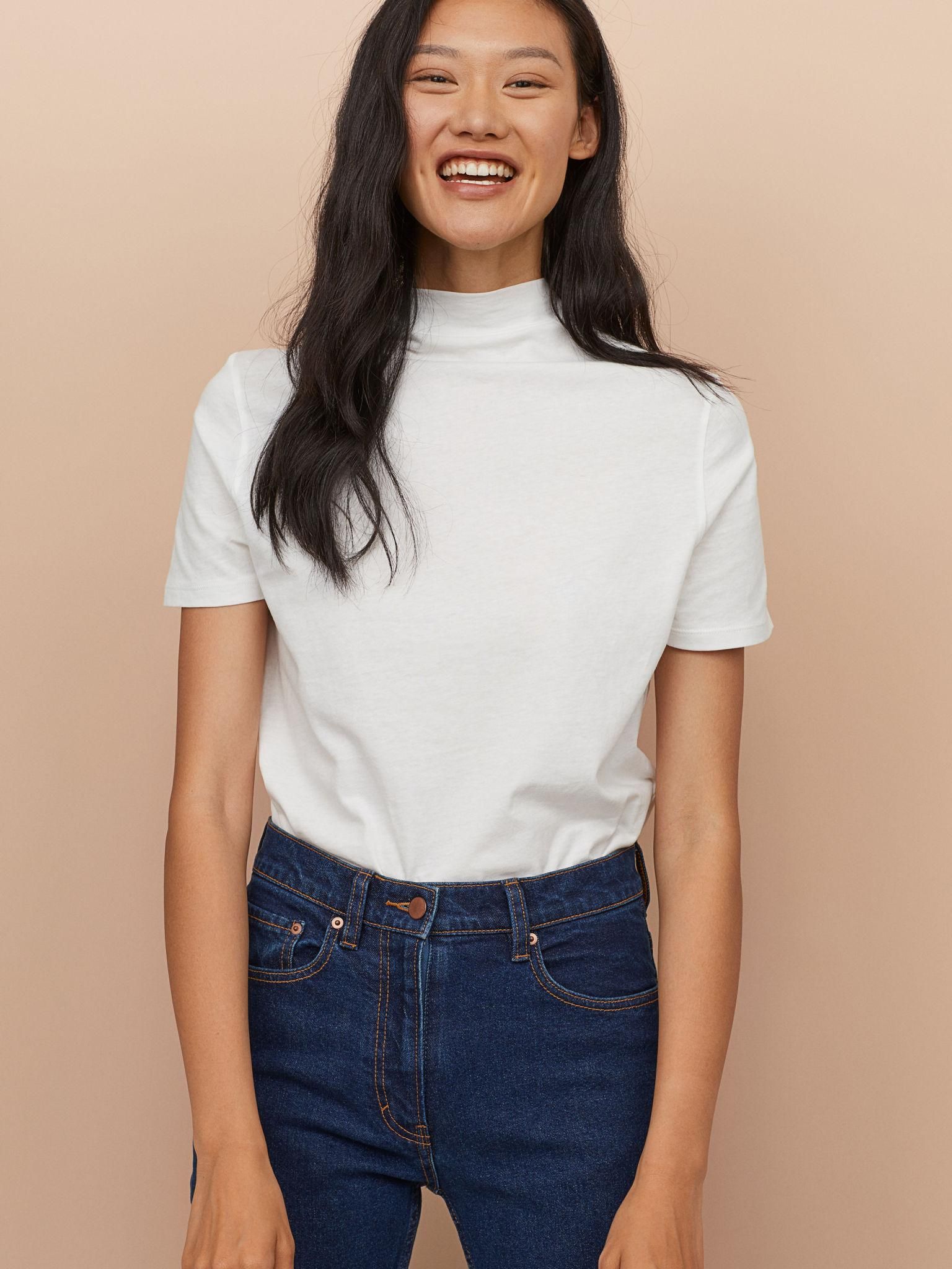 

Футболка H&M 7900960-ACTS S Белая