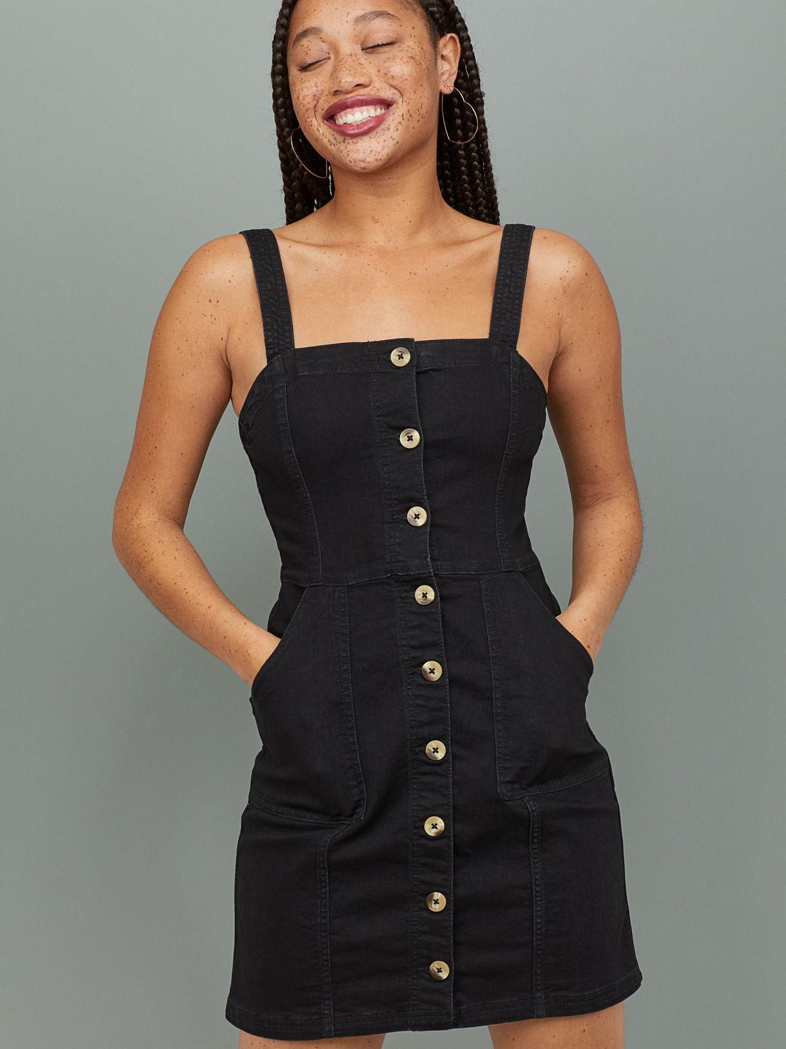 

Сарафан джинсовый H&M 6811799new-AAAD 34 Черный