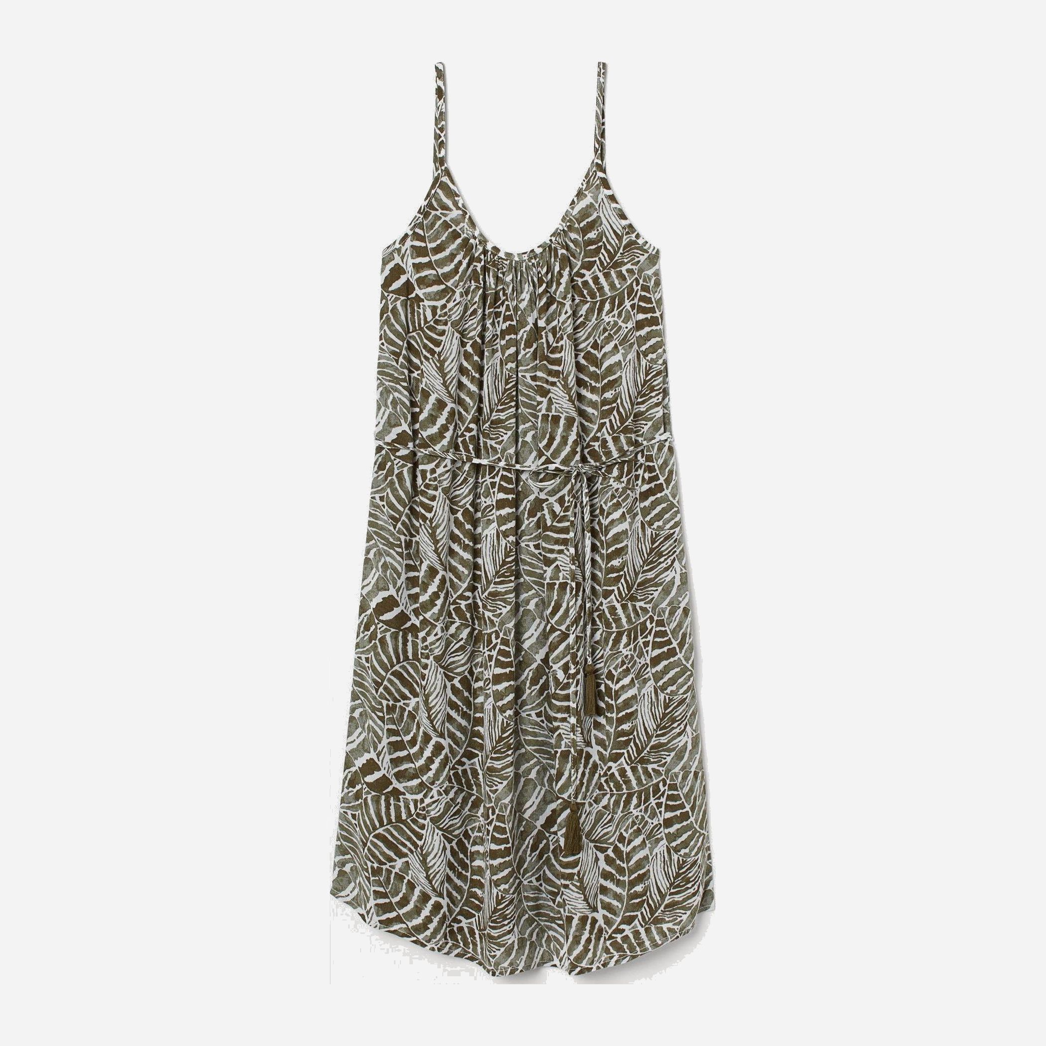 

Сарафан H&M 6907130-ABSE 46 Белый с зеленым