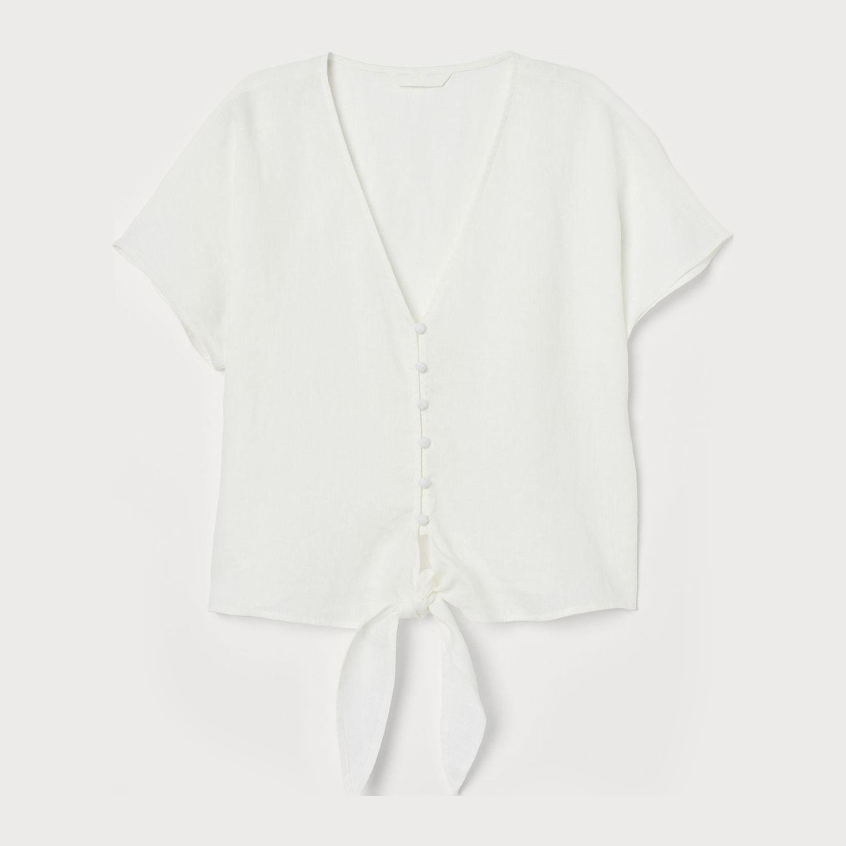 

Блузка H&M 7609750-ACTS 32 Белая