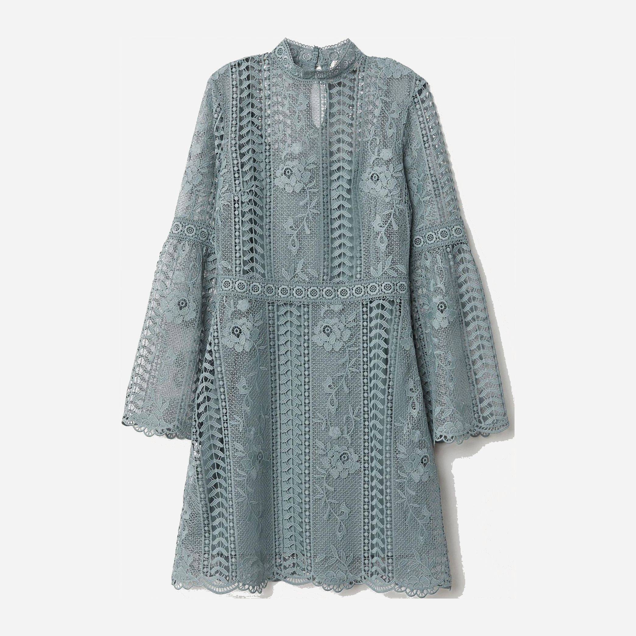 

Платье H&M 7046989-ACUI 42 Бледно-синее