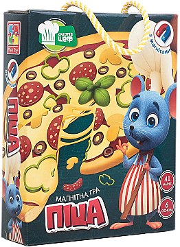 

Игра магнитная "Пицца" (укр) - Vladi Toys (20-519367)