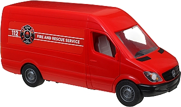 

Автомобиль "Mercedes-Benz Sprinter" грузовой на планшетке, красный - Tigres (20-773140)