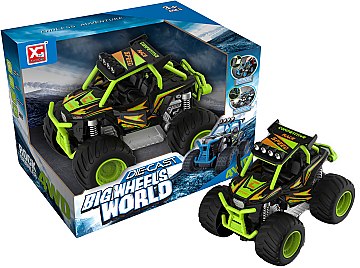 

Машинка металлическая инерционная "Off-road Car", черная с зеленым - XG (20-682052)