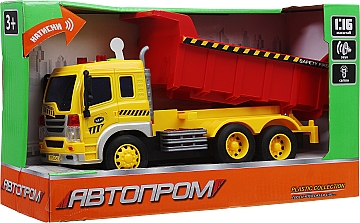 

Автомодель "Строительная машинка", самосвал, 1:16 - Автопром (20-654160)