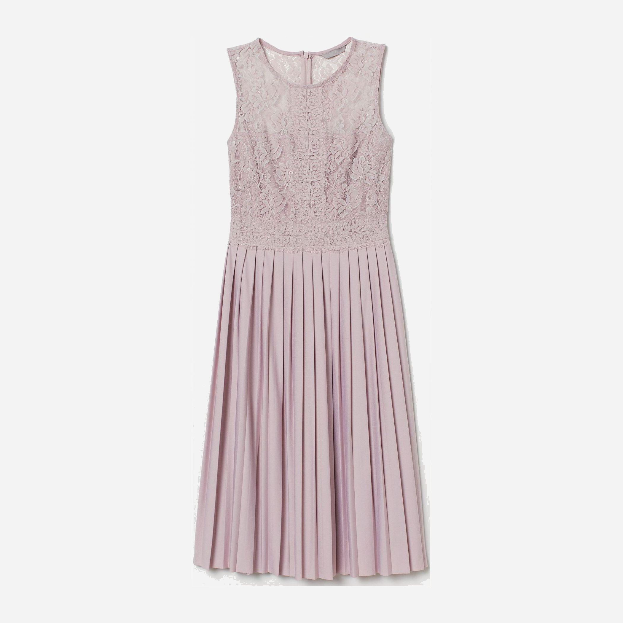 

Платье H&M 7592659-ACUH M Бледно-розовое