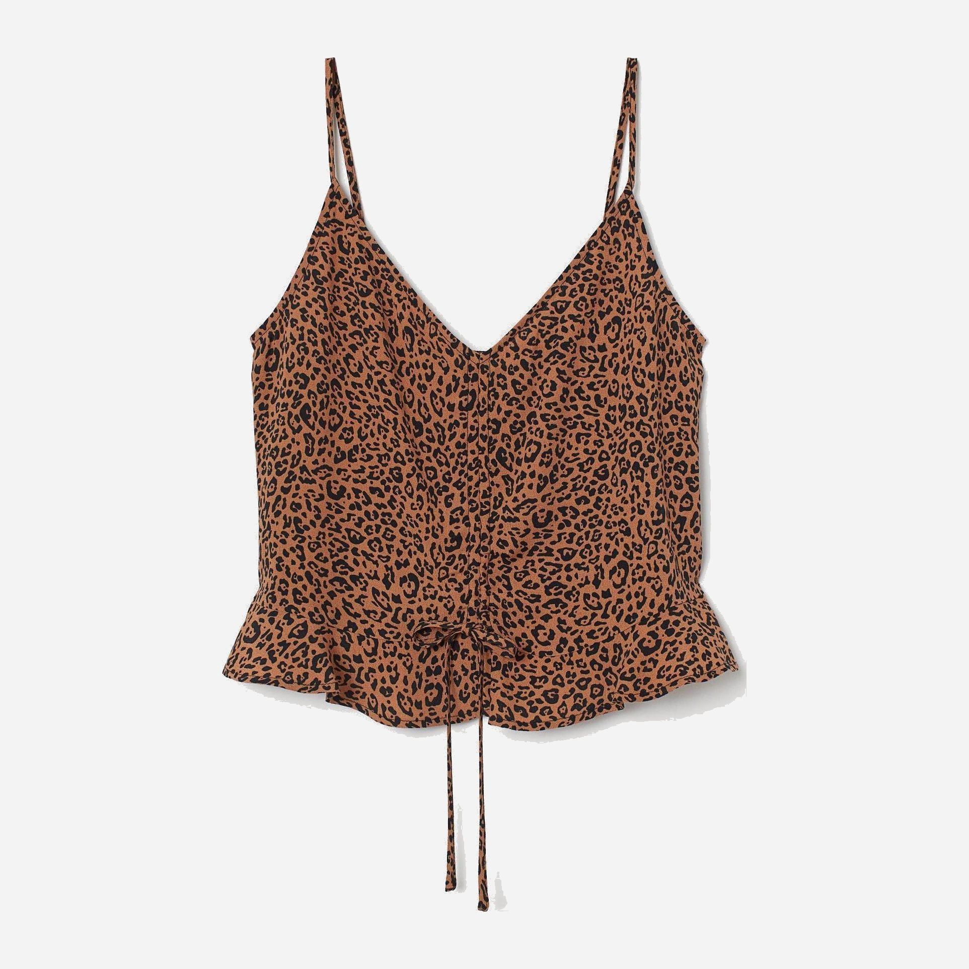 

Топ H&M 7621880-AAON 38 Леопардовый