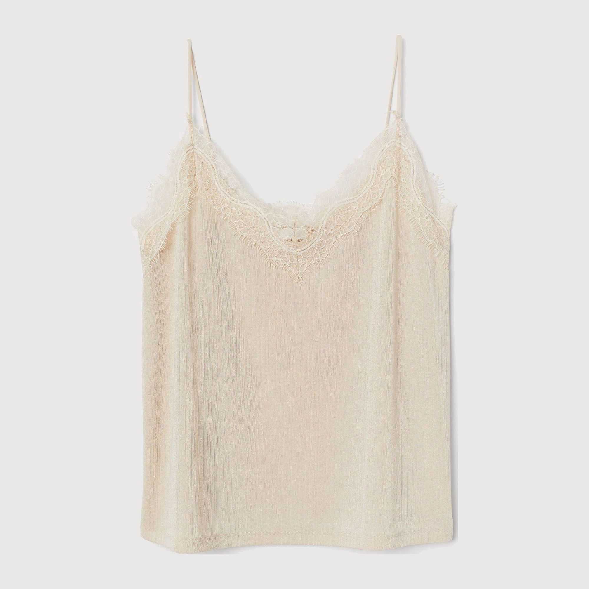 

Топ H&M 7954400-ACTQ M Бежевый