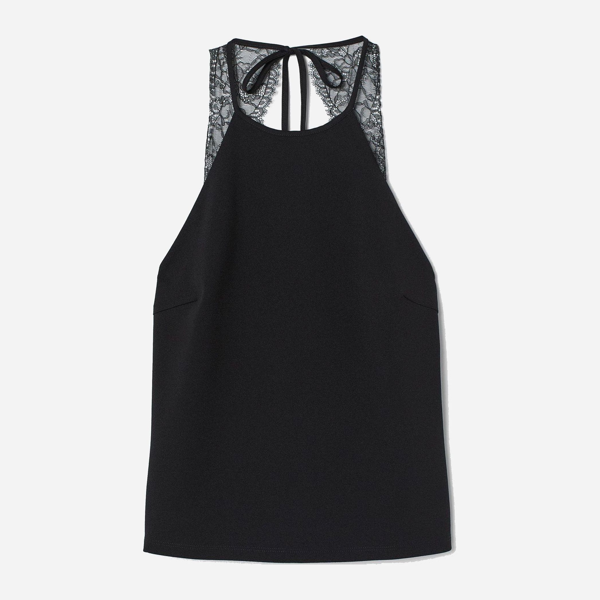 

Топ H&M 8045061-AAAD 46 Черный