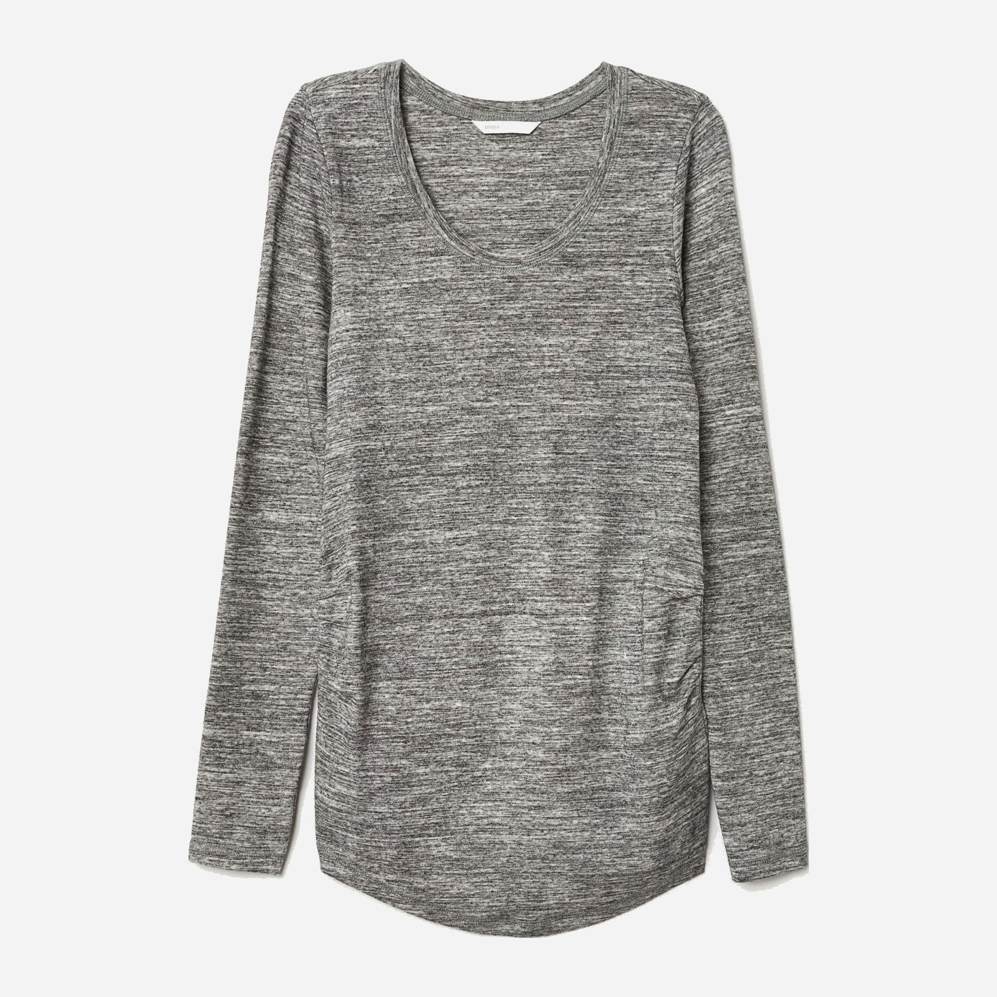 

Лонгслив H&M 6542668-ABKU S Серый