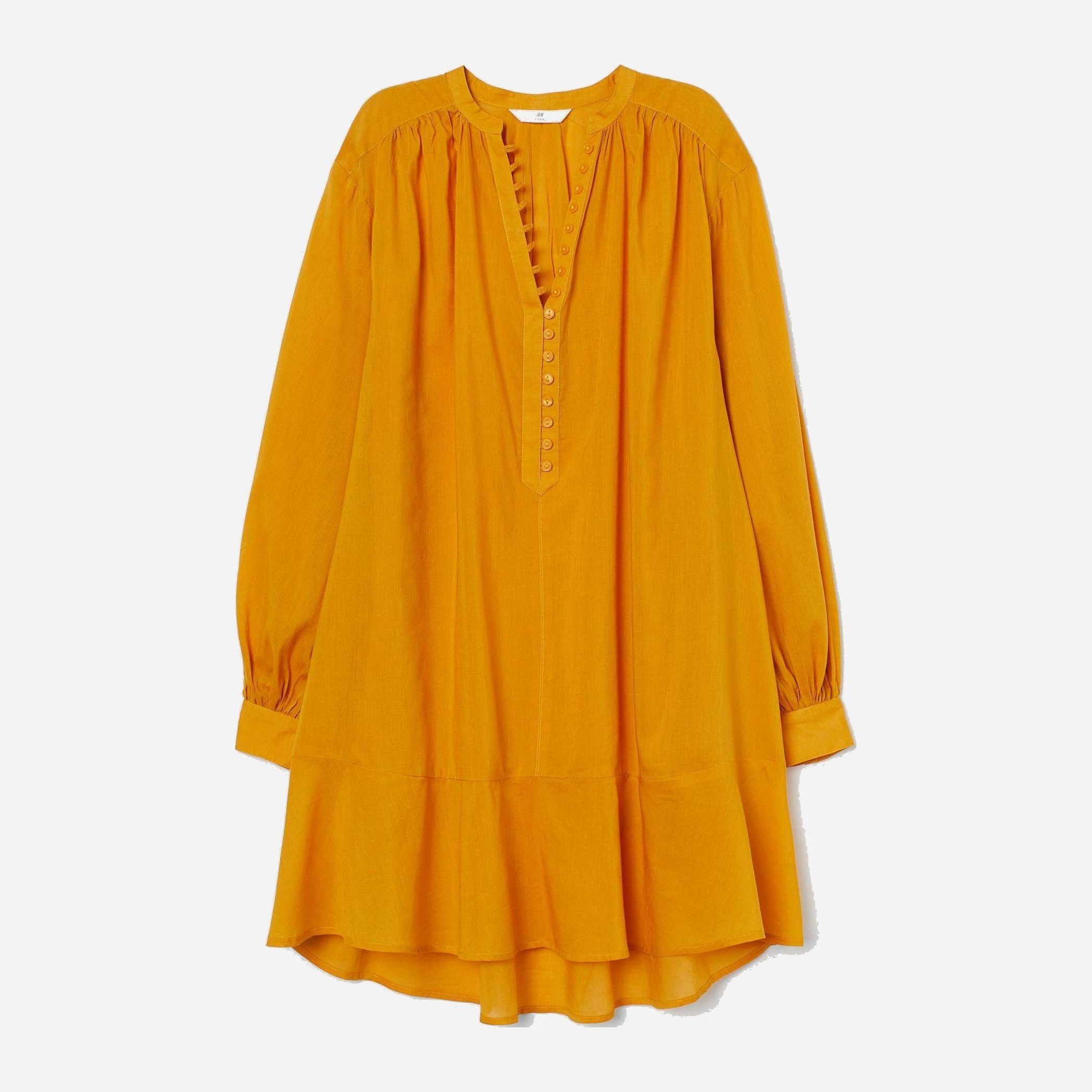 

Платье H&M 8739771-ACXN S Темно-желтое