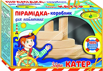 

Пирамидка-кораблик "Катер" - Киевская фабрика игрушек Энергия плюс (20-964484)