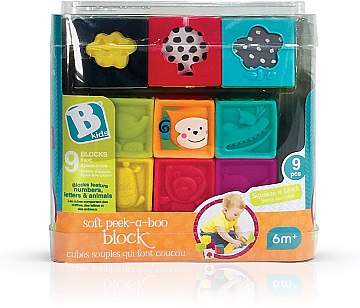 

Набор текстурных блоков "Soft Peek-a-Boo Block" - BKids (20-732214)