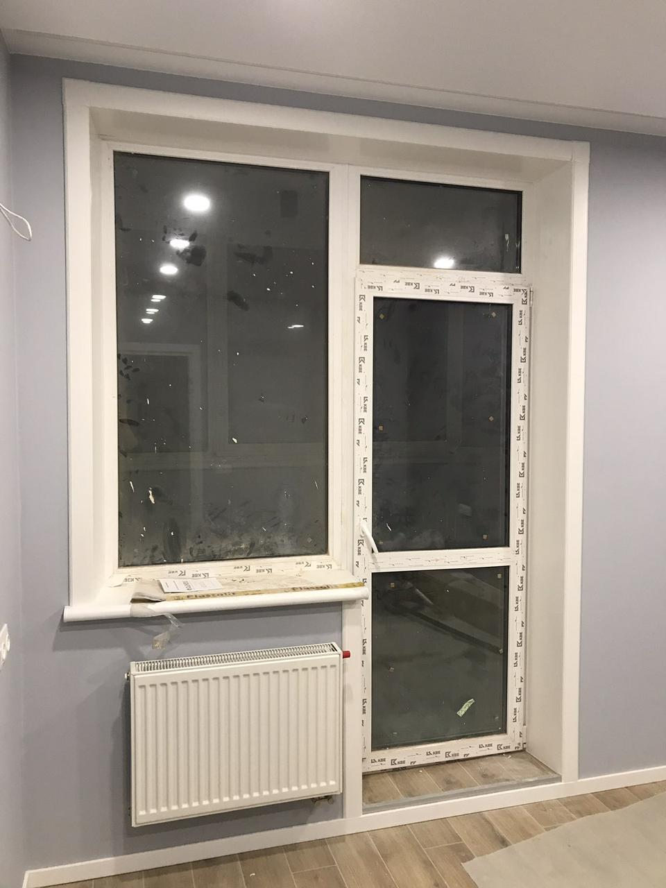 

Откосы на балконный блок Qunell К 300 2.25 х 2.25 м белые