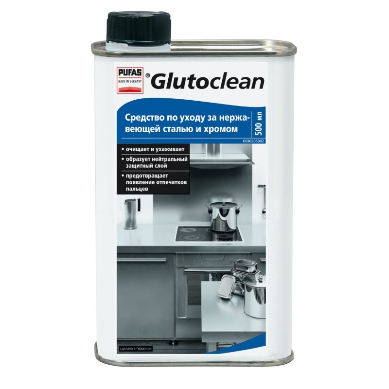 

Средство по уходу за нержавеющей сталью и хромом Glutoclean 3194, 500 мл