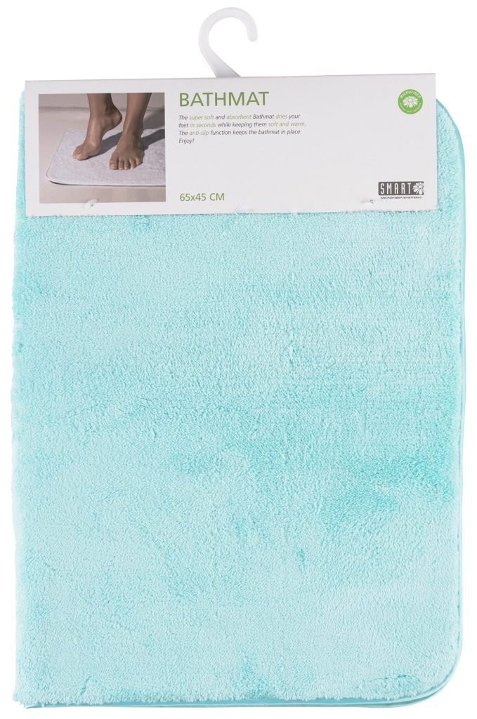 

Коврики в душевую Smart Microfiber System Зелено-голубой 80x50см