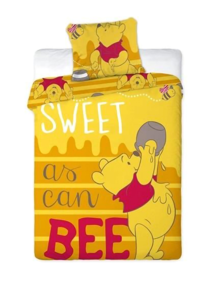 

Постельное белье Винни Пух (наволочка+пододеяльник), Winnie the Pooh Sweet as can Bee 160x200 см