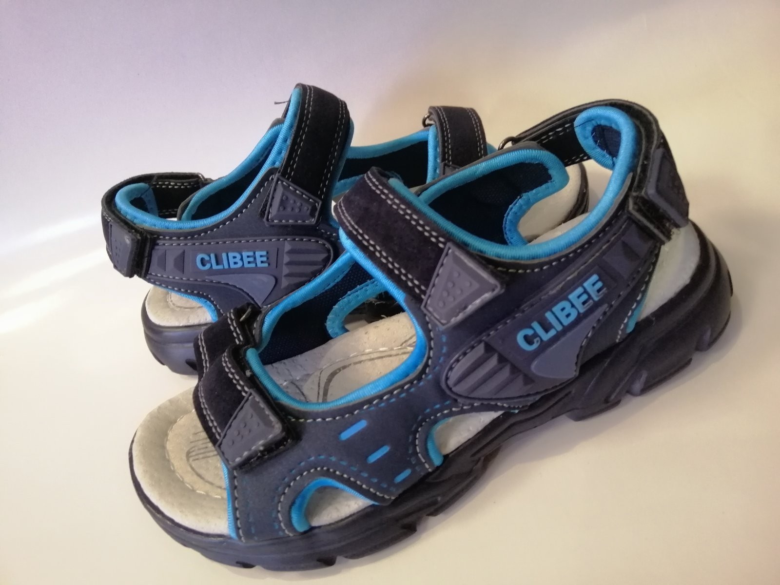 

Босоножки для мальчика Clibee 523 Z bl/bl синие р.33-21,4 см