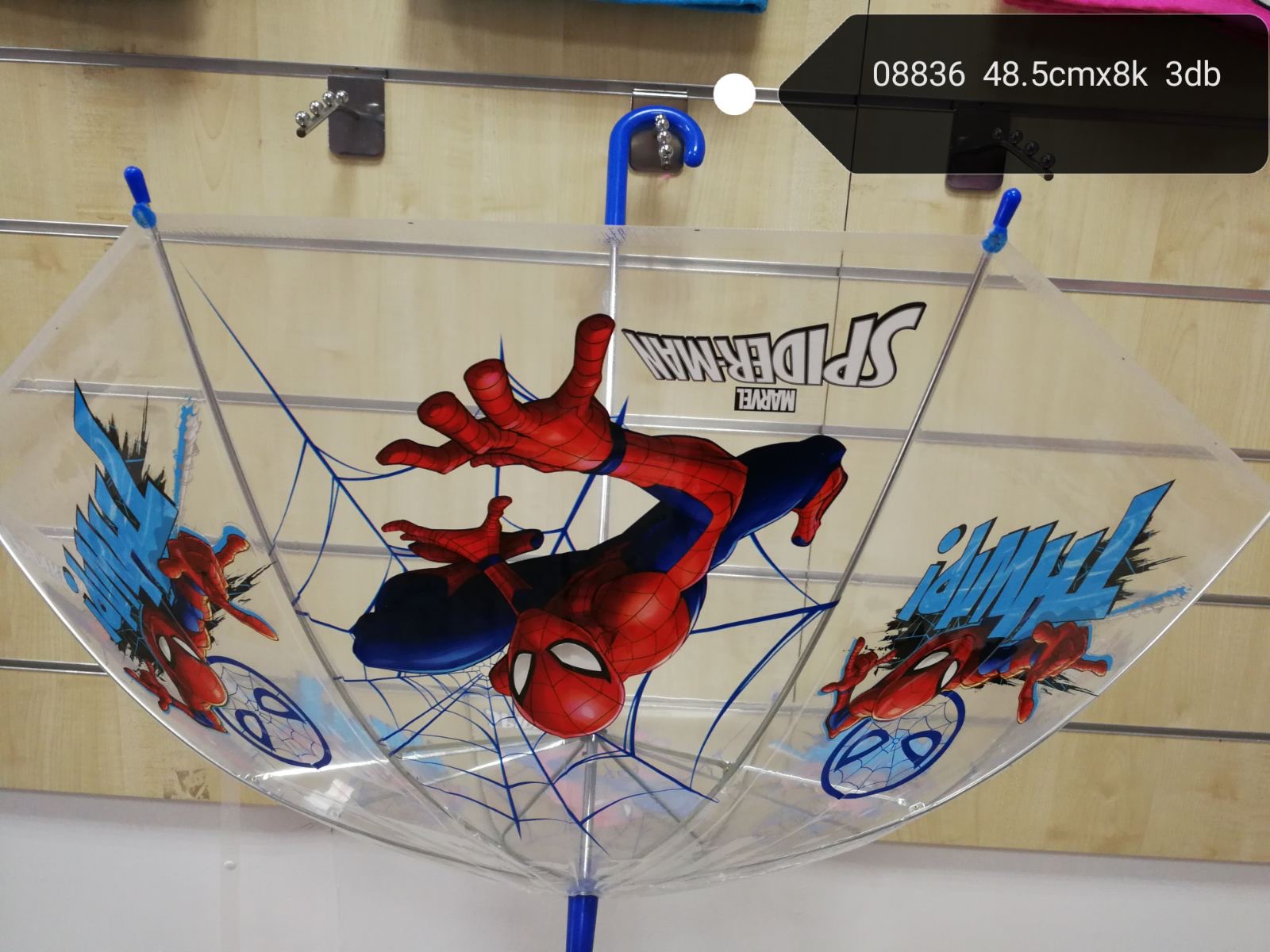 

Зонтик детский Spider-Man для мальчиков, Артикул: 08836 (48 см)