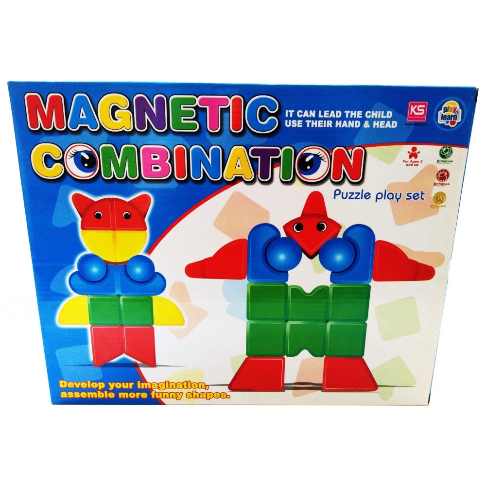 

Конструктор Kaisheng Toys Magnetic Combination 20 магнитных кубиков (344)