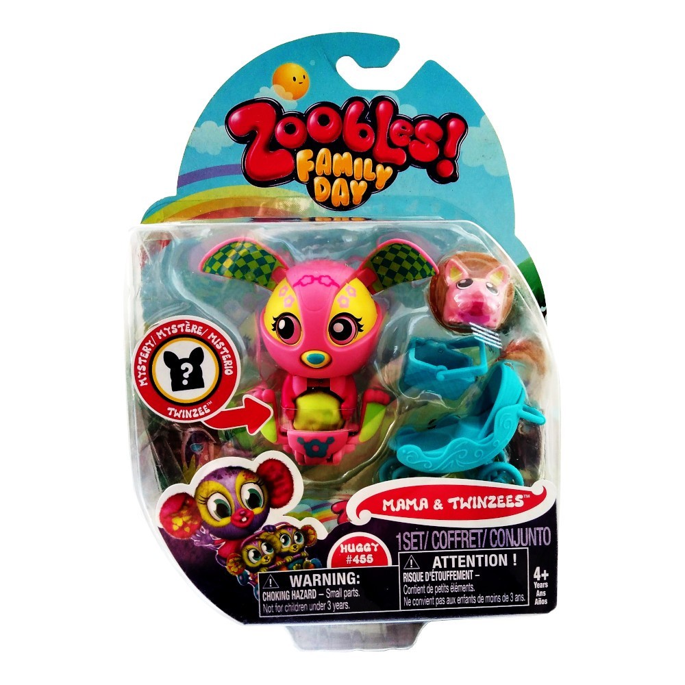 

Игровой набор Zoobles Family Day "Mama & Twinzees" Huggy #455 (1111-2)