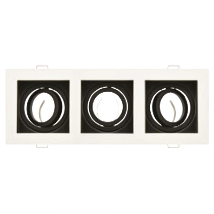 

Светильник 3-й точечный Horoz Electric Petunya MR16 100х270мм белый-черный (015-028-0003-010)