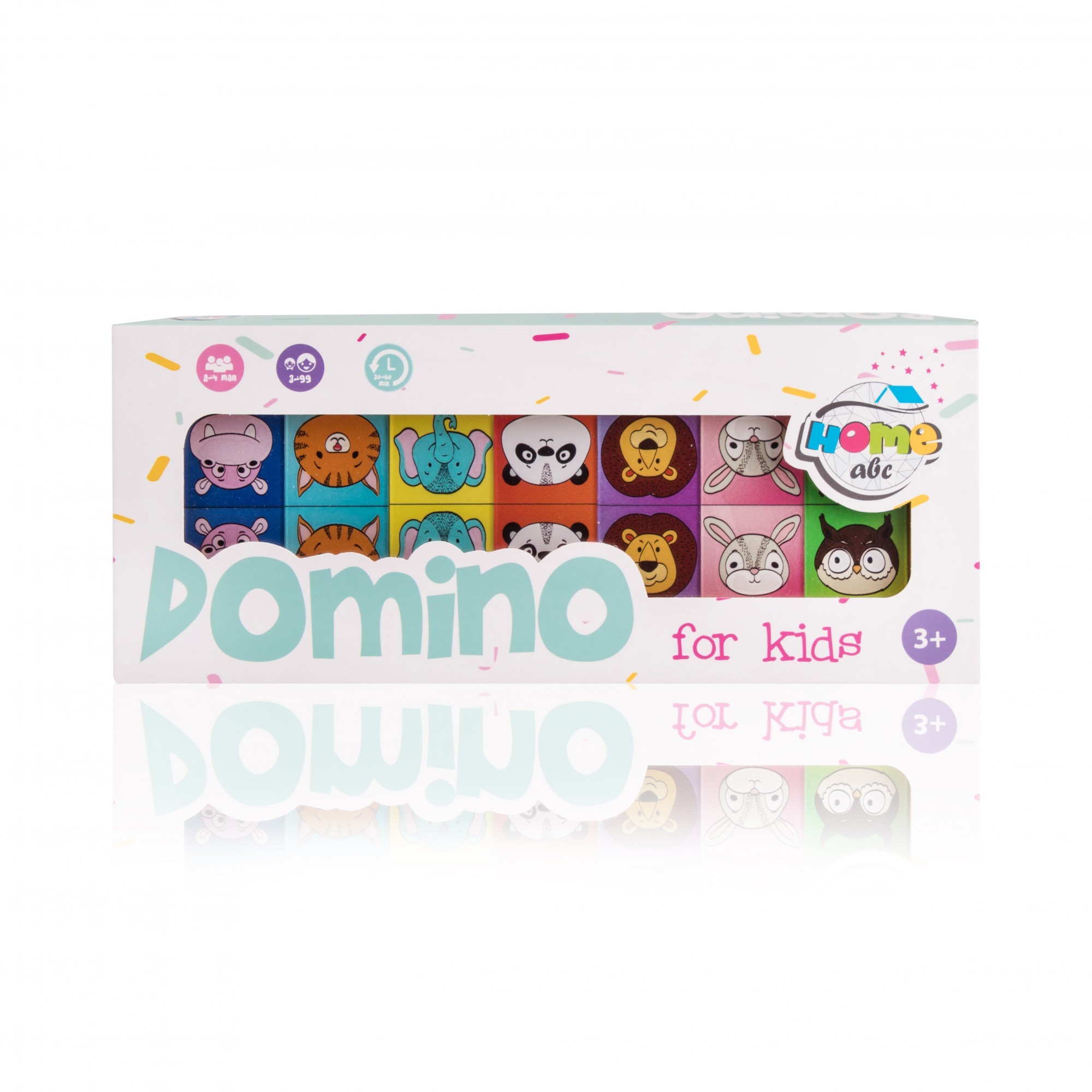

​Домино "Цветное" HOME ABC (К-0023)