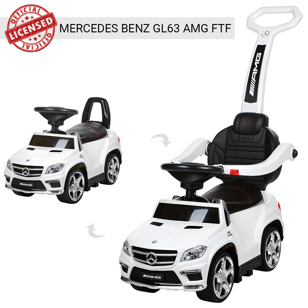 

Толокар с родительской ручкой Mercedes-Benz (свет фар, музыка, MP3) арт. 3186-1