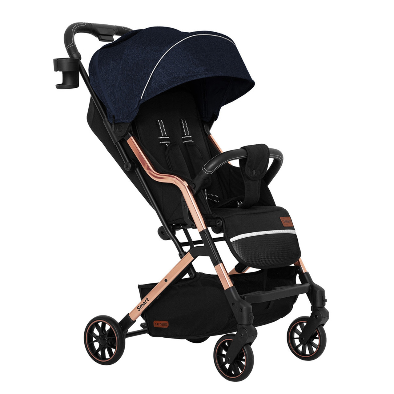 

Коляска прогулочная CARRELLO Smart CRL-5504 Ink Blue +дождевик S MOQ