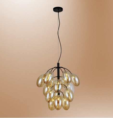 

Люстра Levistella 756Lpr0245-15 Bk+Br