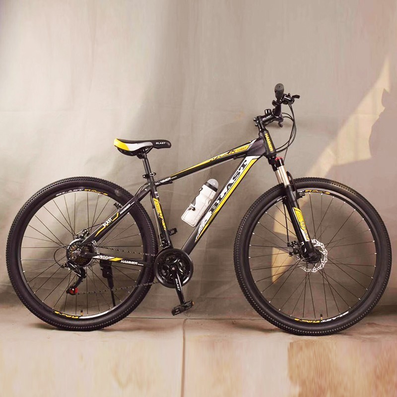 

Горный Подростковый Велосипед S300 BLAST-БЛАСТ 29’’ Чёрно-Желтый Япония Shimano