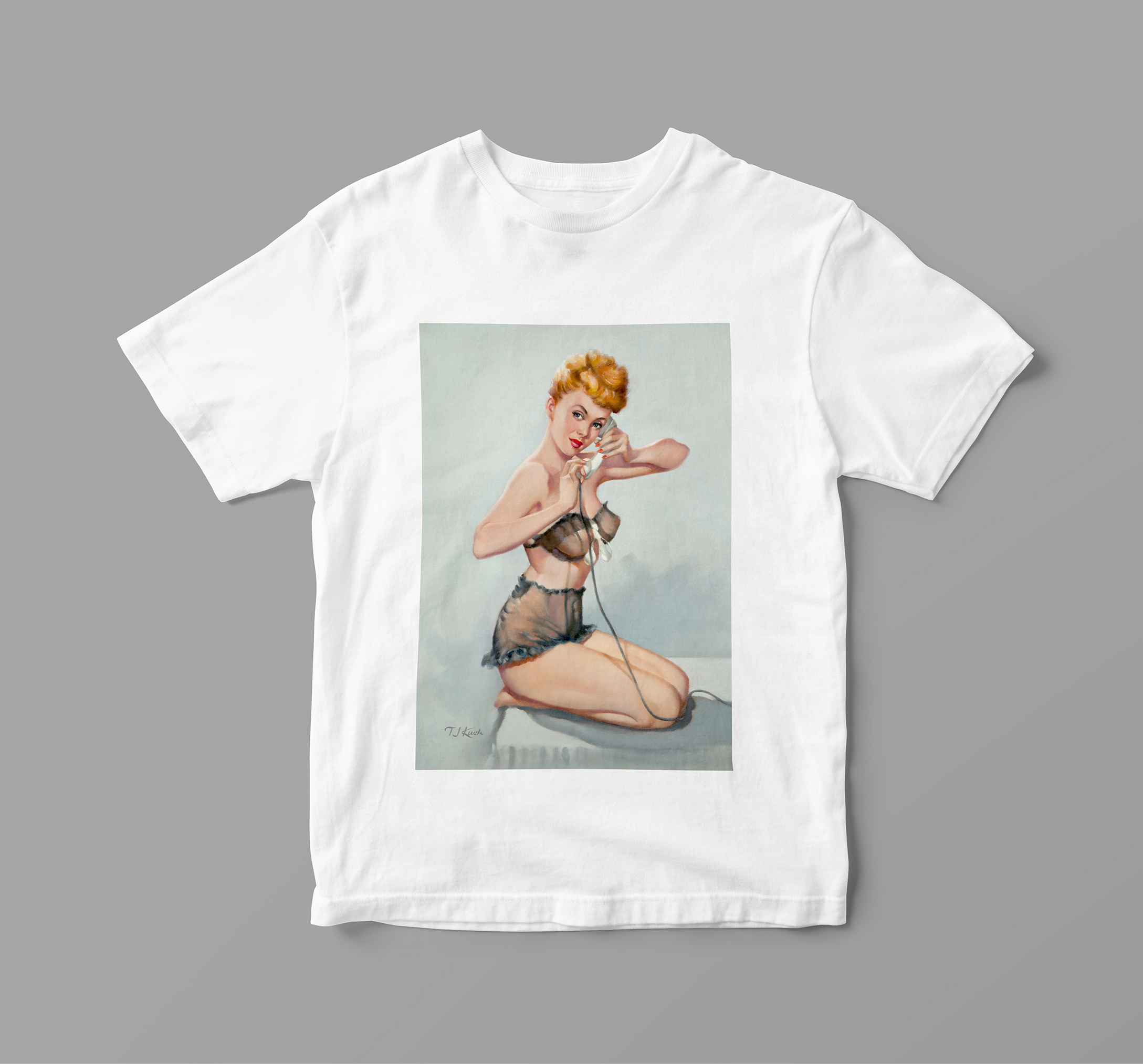 

Футболка Artel FWomen «В прозрачном белье. T.J. Kuck» XL