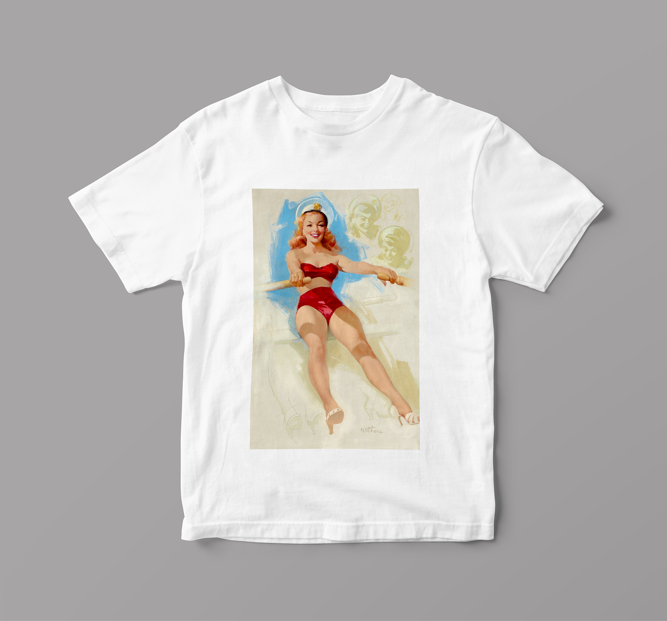 

Футболка Artel FWomen «Девушка в лодке. Тед Уизерс» XL