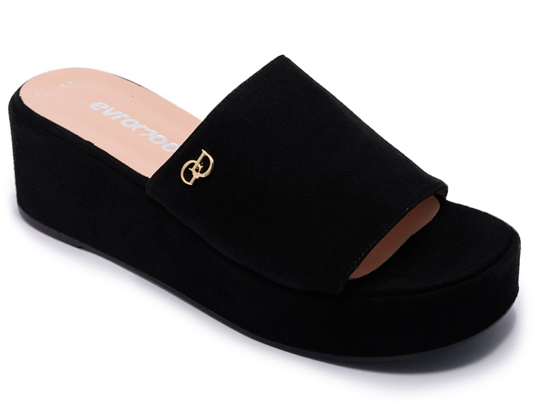 

Шлепанцы EVROMODA 481-1947-101 38 Черные