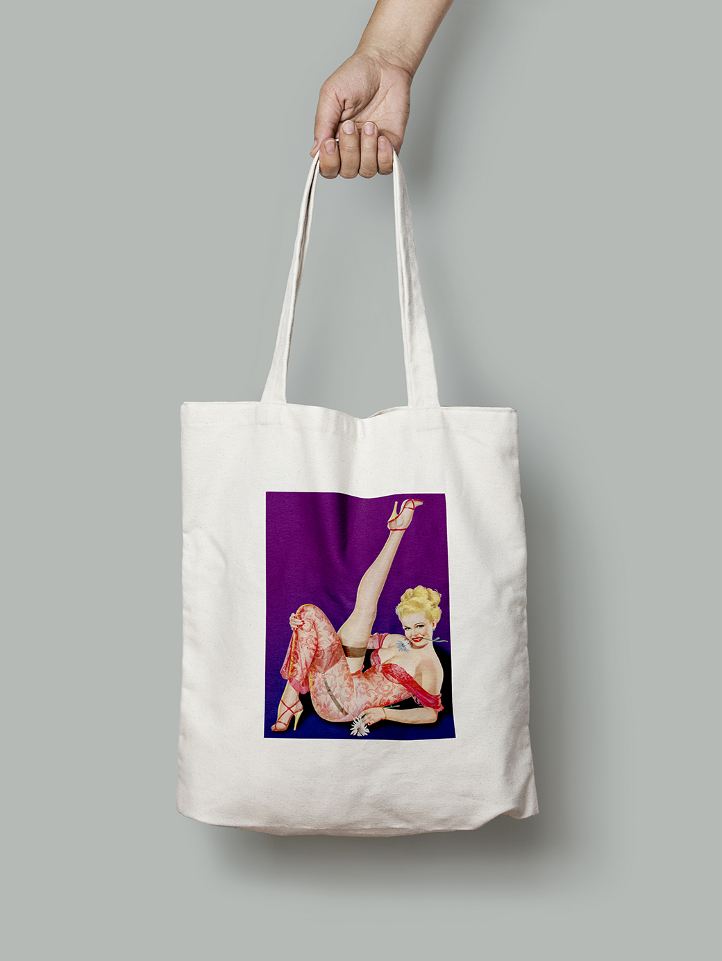 

Эко-сумка Artel «Pin Up блондинка с цветком»
