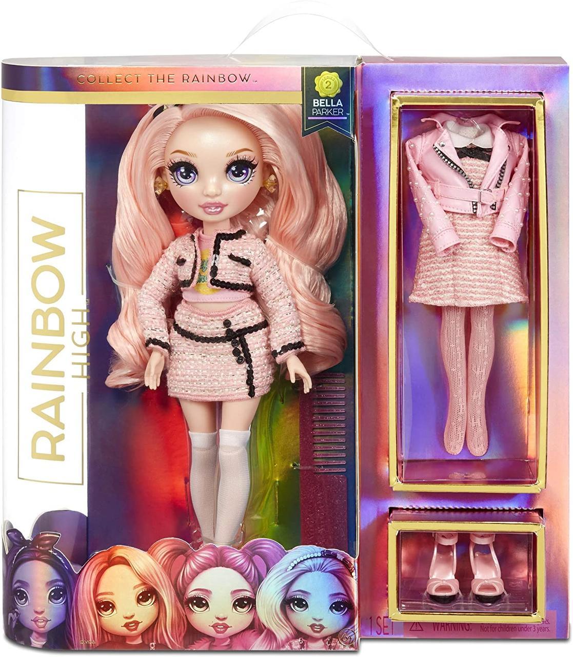 

Кукла Rainbow High 2 Белла Паркер Рейнбоу Хай Bella Parker Pink Fashion Doll