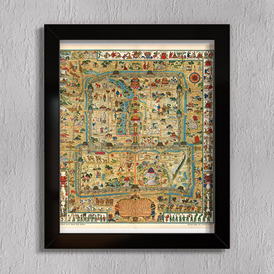 

Принт на стекле Artel «Карта и история Пекина» 50 x 40см