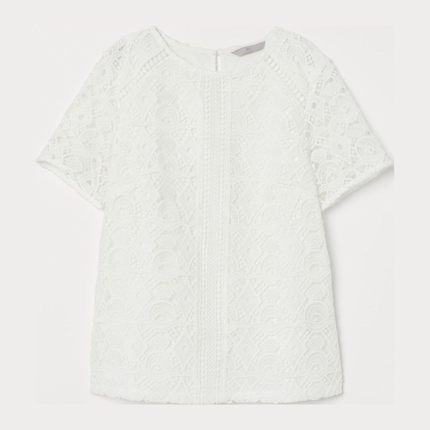 

Блузка H&M 1106-8136360  Белая, Блузка H&M 1106-8136360 XS Белая