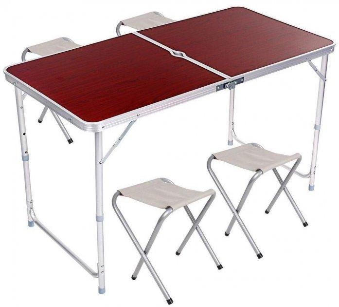 

Стол для пикника Folding Table коричневый раскладной стол на природу