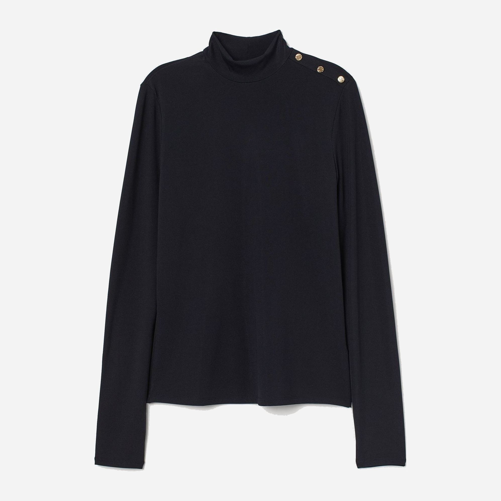 

Водолазка H&M 806-8681641 S Черная